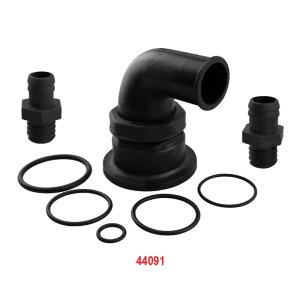 Aansluitset 38mm haaks